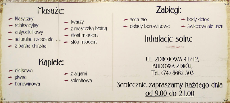 jadłospis z sanatorium 2011