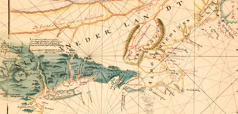 Pierwsza mapa Nowej Holandii