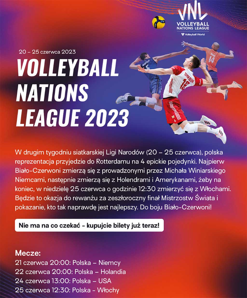 Turniej siatkówki Rotterdam 2023