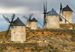 Wiatraki solne, wodne i zbożowe