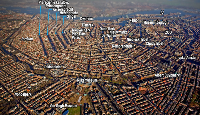 orientacja w mieście Amsterdam
