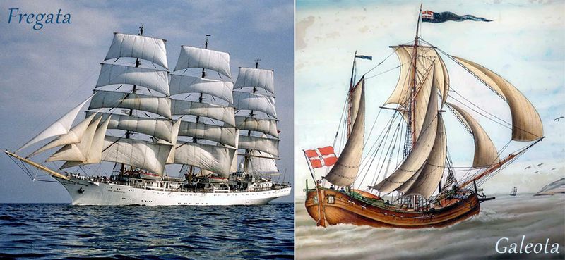 holenderski żaglowiec statek fregata galeota