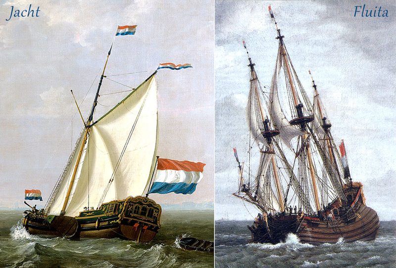 holenderski żaglowiec statek jacht